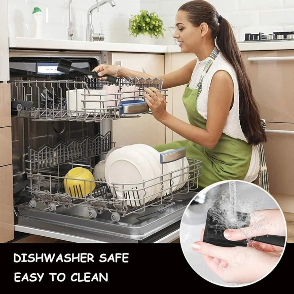 Versatile Nylon Non-Stick Ground Beef Masher with 5-Blade Head Dishwasher - Picture 6 of 9